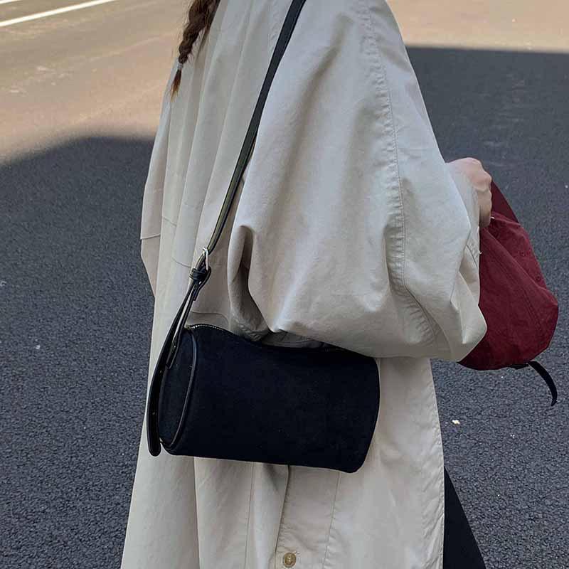 Matte Handbag Macaron Pillow Bag Women's 2025 New Versatile Shoulder Bag High-end Crossbody Bag