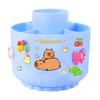 Rotating 5-Grid Pen Holder: Large Capacity Stationery Organizer for Primary School Students