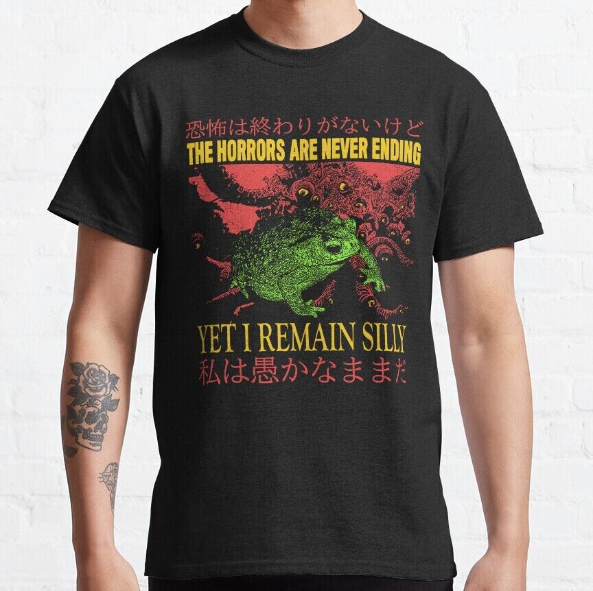 The Horrors Are Never Ending Japanese Vintage FrogUnisex T-Shirt Unisex T-Shirt XXL