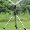 Irrigatore a Treppiede Rotante a 360° per Prato e Giardino Supporto Telescopico Testa dell'Irrigatore su Treppiede Acciaio Inossidabile