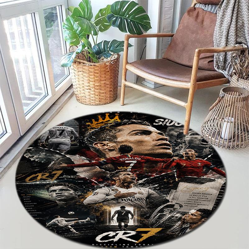 Ronaldo Legacy Iconic Moments Carpet Living Room And Bedroom Mats Home Decor Bathroom Mat Office Chair Cushion Dormitory Decoration