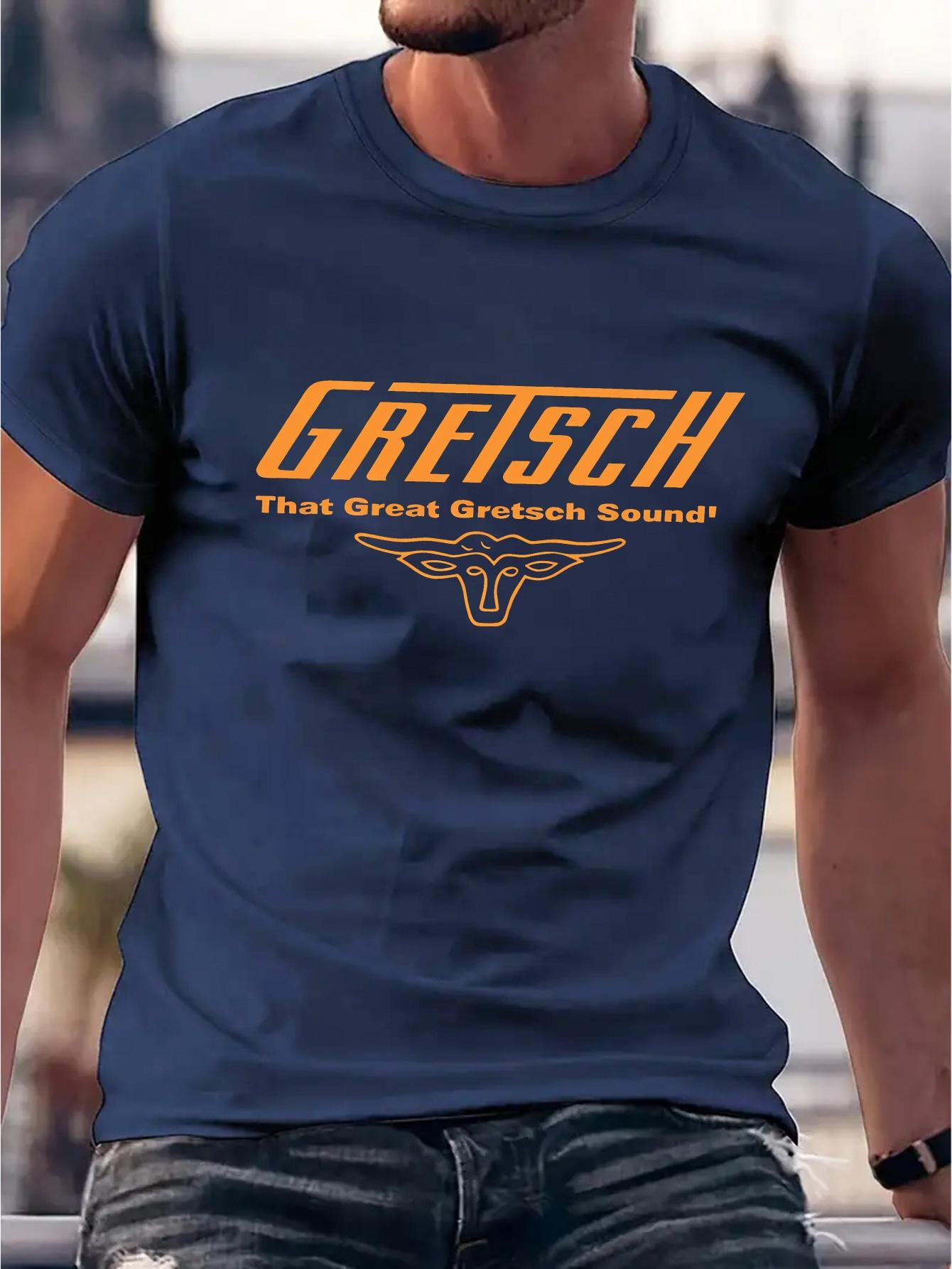 Yuan Graphic T-shirt - White with Orange Soundwave Design - Breathable Cotton Blend Fabric - Stretch Comfort Fit Tee for Gym S