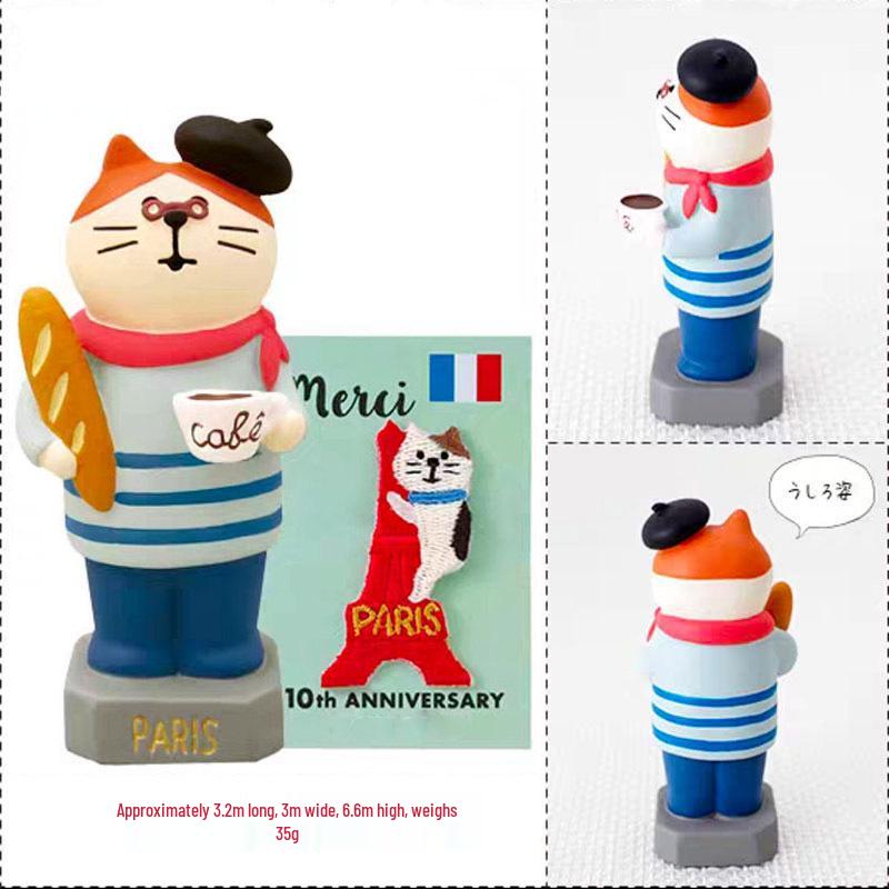 Statue of Liberty Cat Resin Miniature: World Traveler Series