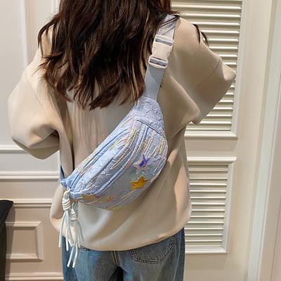 Bolsa de peito da moda feminina 2025 nova bolsa mensageiro casual da moda pochete para celular bolsa de ombro esportiva