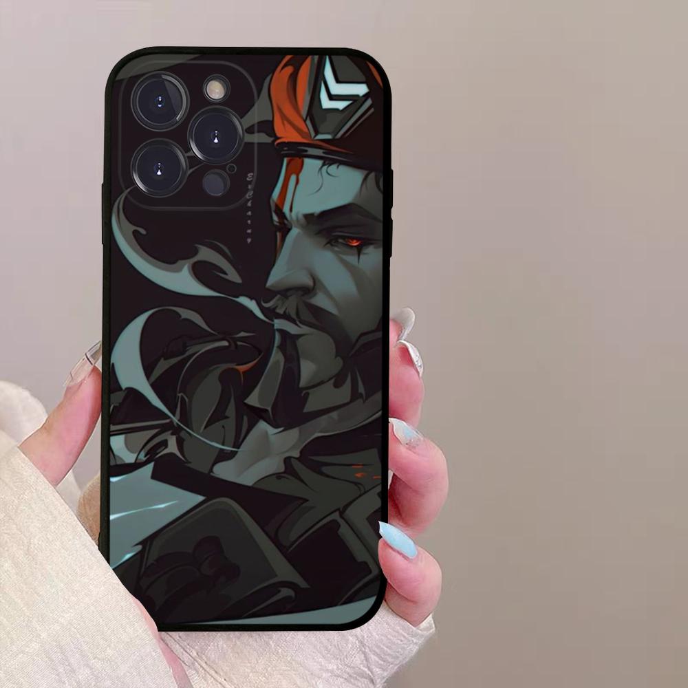 Valorant Game Character Art Phone Case for iPhone 15 8 7 6 6S Plus X SE 2020 XR XS 14 11 12 13 Mini Pro Max Mobile Case