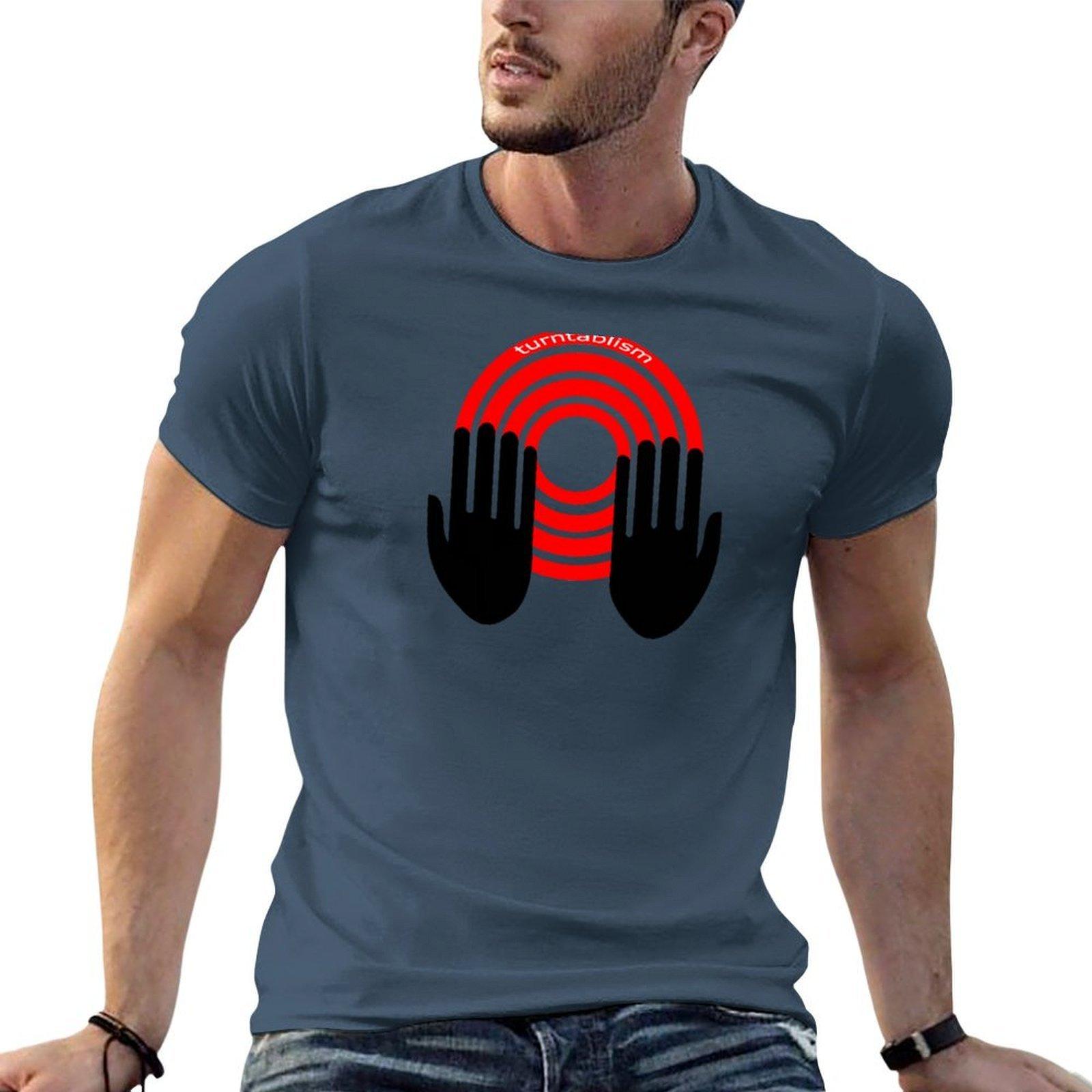 Turntablism Tshirt Cotton T Shirts High Quality Unisex T Shirts Cotton T Shirt Unisex 100 Cotton Luxury Brand Tshirt S