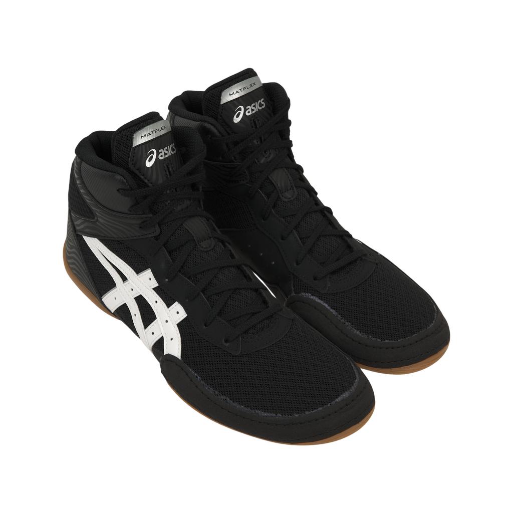 Asics Matflex 7 Bianco Nero Gomma Scarpe da Ginnastica Uomo 1081A051-001
