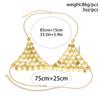 Sexy Bikini Accessories Fringed Chest Chain Body Chain Handmade Star Sequined Babes Bust
