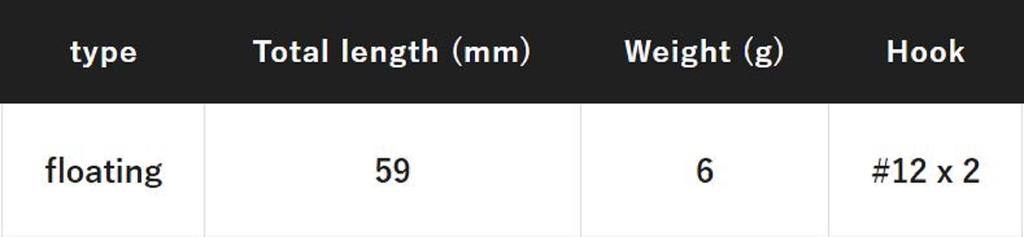 Розпродаж Shimano XH-M59U Brenious Rise Shad 59F MR Floating Lure 001 (5454)