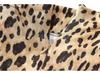 European and American Style Leopard Print Sleeveless Slim Fit Dress - Spring/Summer Collection