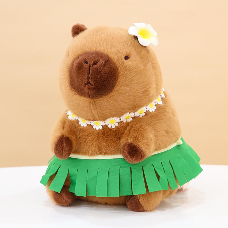Capybara Plush Toy Stuffed Animal Soft Pp Cotton Filling Pillow Gift For Kids