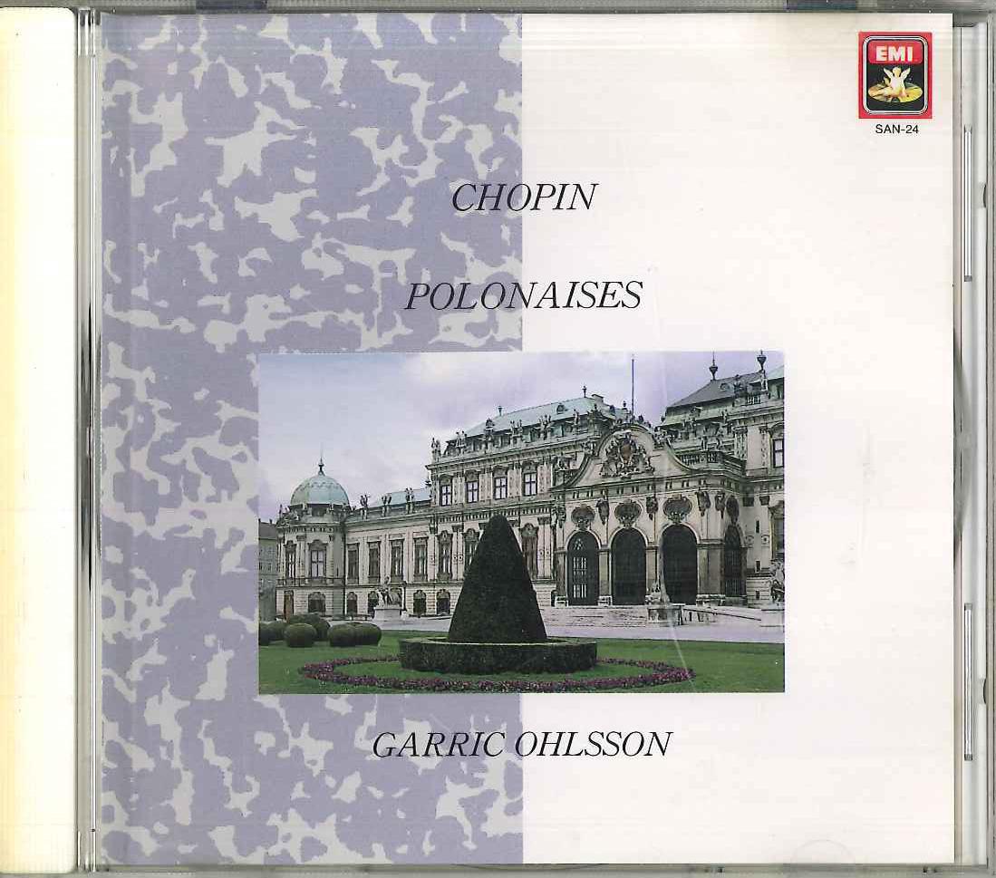 

CD GARRIC OHLSSON - Chopin Polonaises SAN24 EMI Japan Classical Used