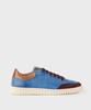 Panicale Blue Cowhide Sneakers