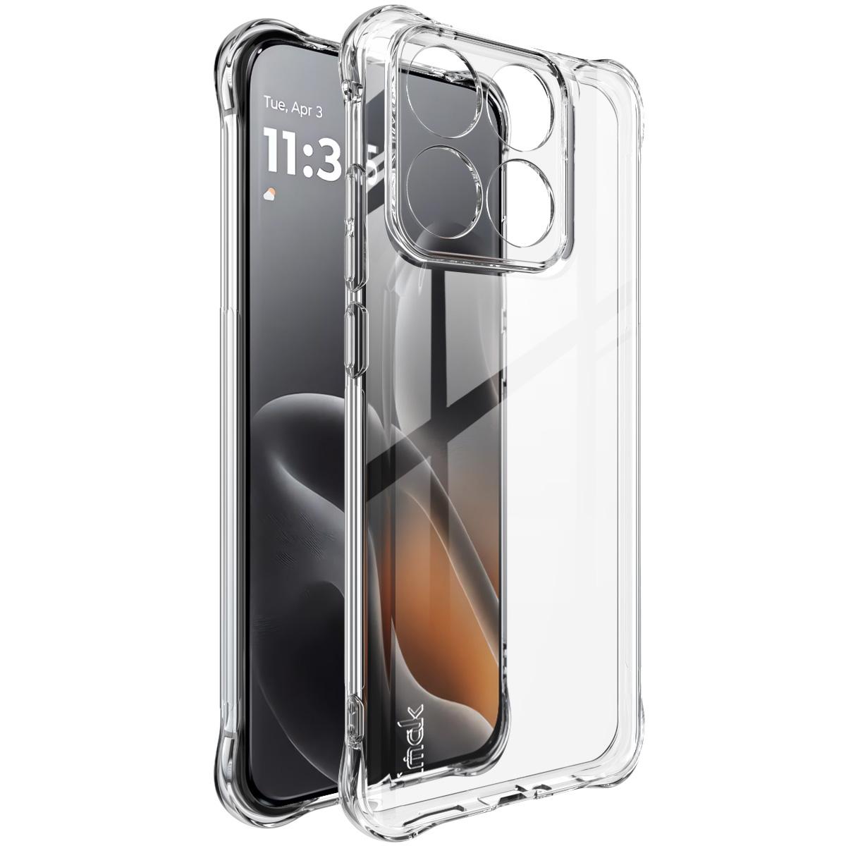 

For Moto Edge 70 Fusion 5G Phone Case IMAK Shock-resistant Soft Case Moto Edge 70 Fusion 5G белый