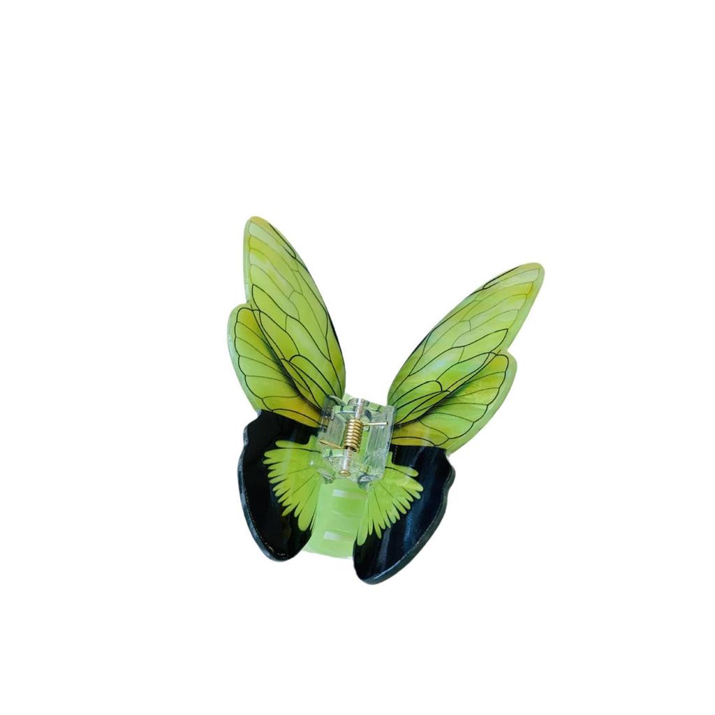 Bunte Schmetterling Acryl Haarspange: Frisches Damen-Haaraccessoire