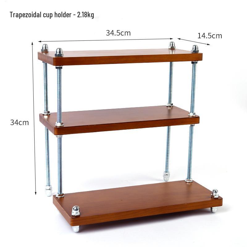 Desktop Storage Organizer: Cup Holder & Display Rack for Kitchen, Office, & Cosmetics