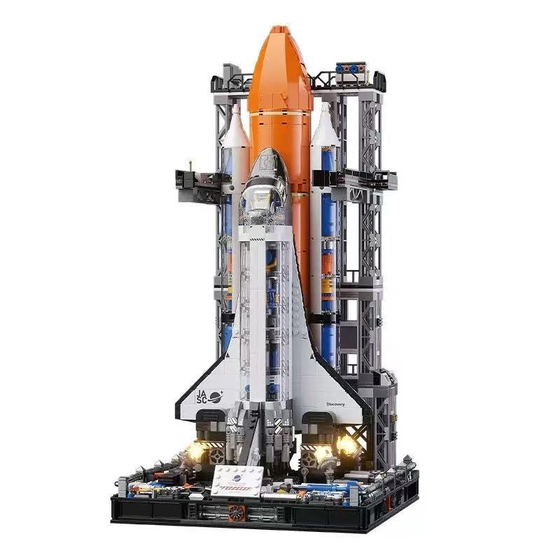 Jaki Space Exploration Series Building Blocks Toys Set, Super Rocket Spaceplane Model Assembly Toy, Children'S Birthday Gift