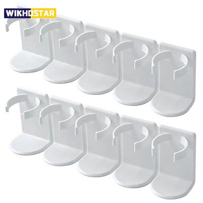 Porta Spezie da Parete Porta Condimenti da Cucina Clip Adesiva in Plastica Dispenser per Barattoli di Spezie/Cosmetici per Ante di Armadio