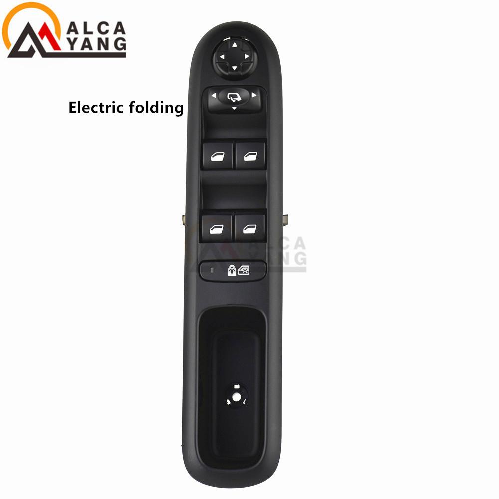 High Quality Master Power Window Switch For Peugeot 3008 5008 Hatchback Wagon Left front door lifter switch 96650621ZD 6490X6