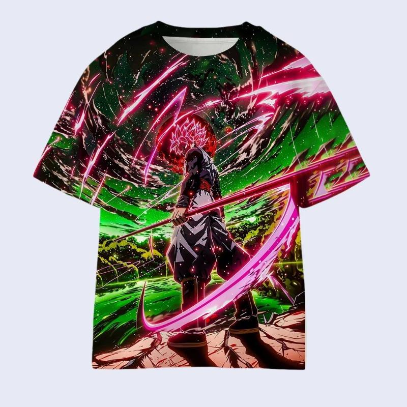 

2026 New Dragon Ball Anime 3D Printed T-shirt, Stylish Design Suitable for Both Men and Women S