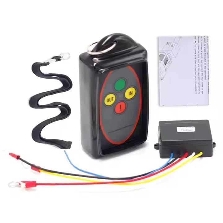 12V 24V 434MHZ CV38 Wireless ElecWireless Electric Winch for Car Anchor Control System Boat Anchor Accessories чёрный