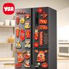 2025 Year of the Snake Spring Festival Couplet & Fu Character Refrigerator Magnets - God of Wealth Decoration.