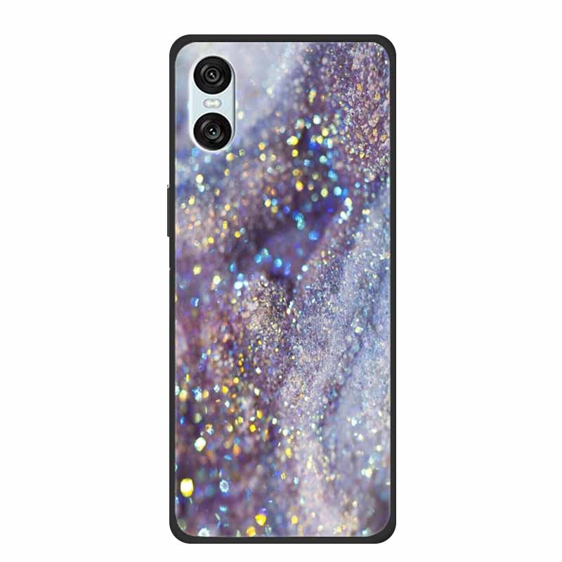 Case For Sony Xperia 10 VI 5G Marble TPU Soft Silicone Back Cover For Sony Xperia 10VI Phone Cases Protective Mica Painted Capa