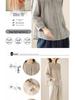 Summer Cotton Linen Casual Women's Blouse - Lightweight, Loose, and Slimming Seven-Sleeve Sunscreen Top