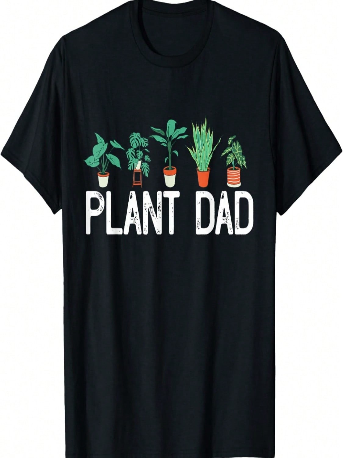Plant Dad Potted Plant Lover Men s Gardening Plant Guy T-Shirt S