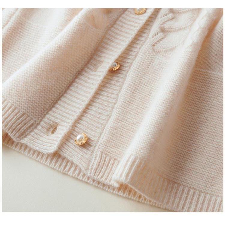 Retro Twisted Knitted Cardigan Jacket Women's Spring and Autumn Loose Temperament Sweater