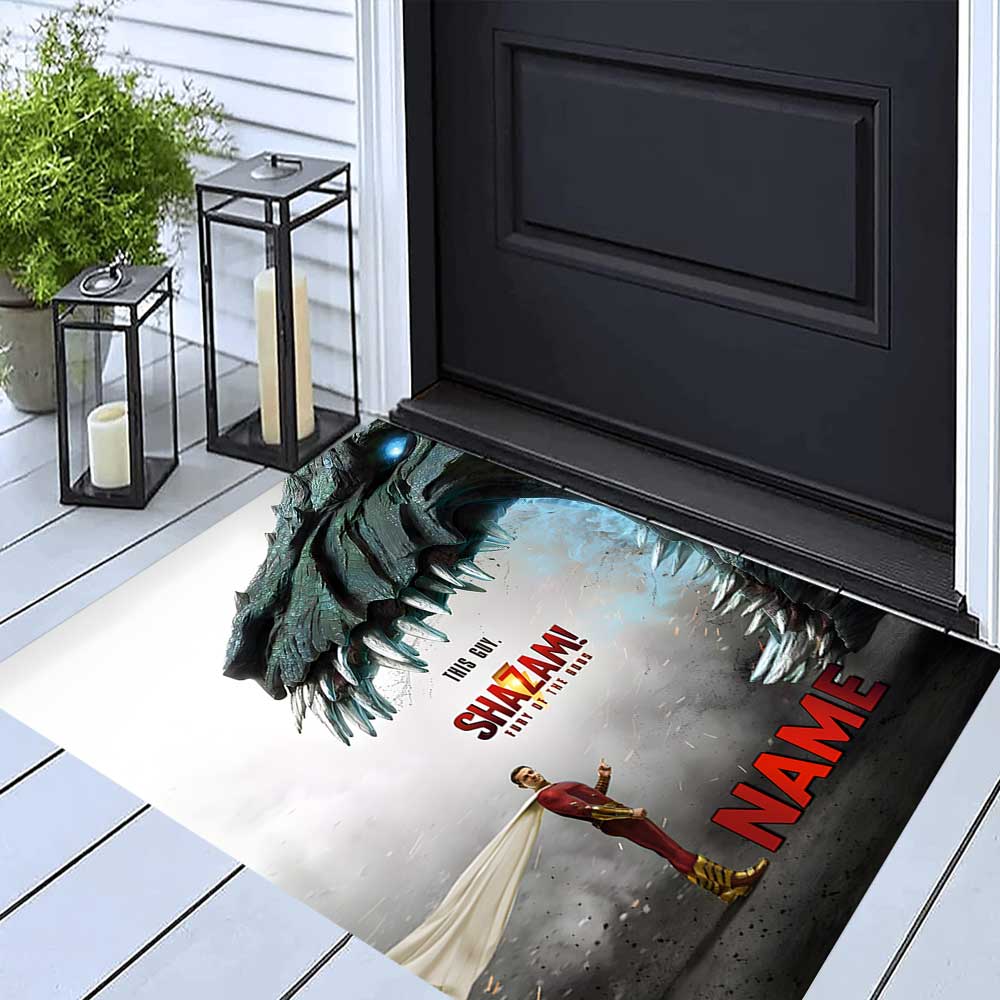 Warner Bros. Works (4) Customize Your Name Rug, Office Chair Cushion, Home Bedroom Living Room Gift.