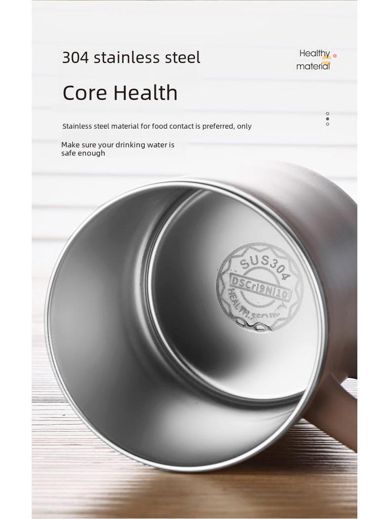 Insulated Stainless Steel Office Coffee Mug with Lid