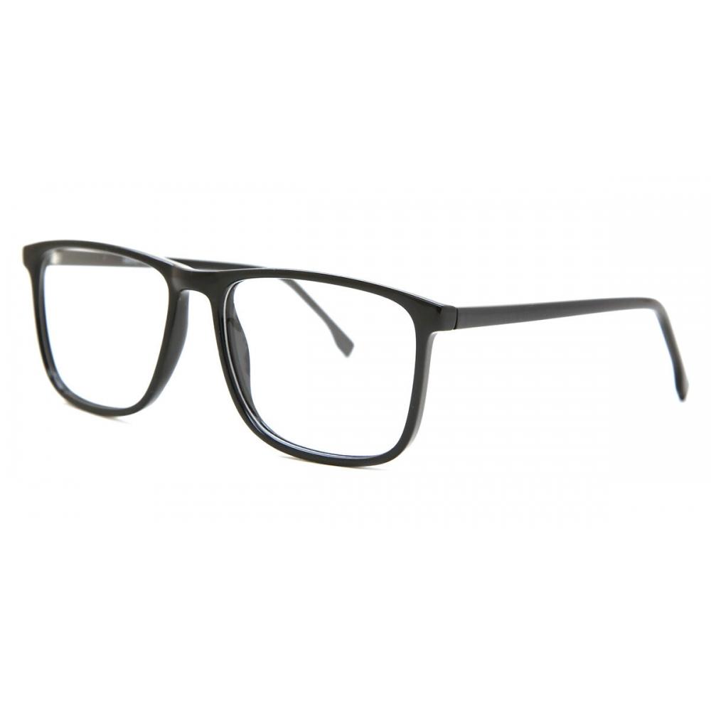 Full Rim Square Black Smartbuy Collection Tiantian Cp132 Fashion Men Eyeglasses