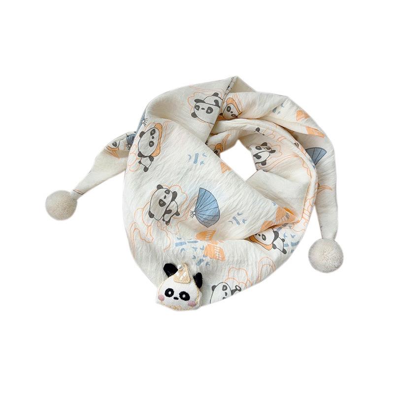 2025 Cute Children's Triangle Scarf - Warm & Versatile Neck Warmer for Autumn & Winter