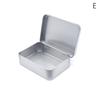 Small Cartoon Tin Box Hairpin Storage Case Rectangular Jewelry Cosmetic Organizer For Candy Pill Hinged Empty Box