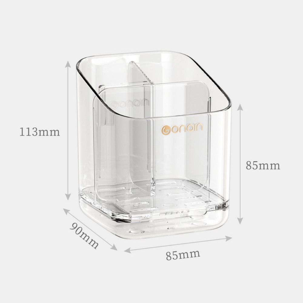 Drainage Bathroom Grid Storage Rack Punch Free Toothbrush Storage Shelves  Bathroom Organizer