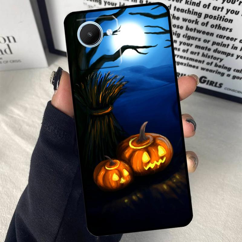 Halloween Pumpkin Ghost Mummy For Realme C55 C75 C67 C63 C51 C61 C53 C35 C65 C71 11 12 13 14 Pro Plus GT6 GT7 15 Pro Case