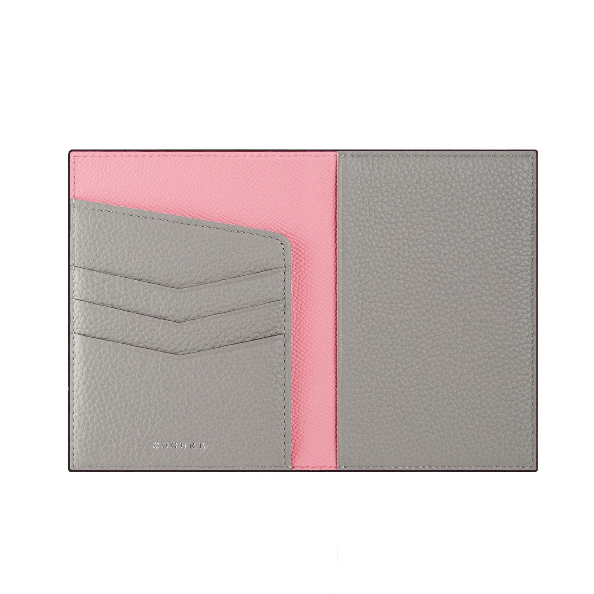 

Cogure Genuine Leather Passport Passport Card Free for Overseas Business Comes with Dedicated COPPAT Greige Pink [COGURE] Case, Cover, Pockets,