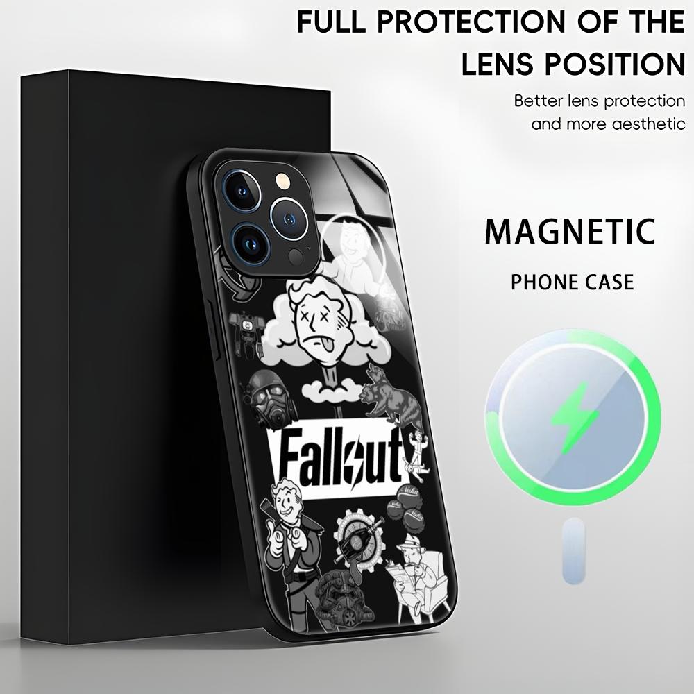 Classic game F-Fallout 4  Phone Case For iPhone 16 15 14 13 12 11 X XR XS 8 Plus Mini Pro Max Glass Magnetic Case