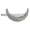 Shiny Rhinestone Moon Hair Clip Bang Clip Headdress Hairpin Clamps Headwear