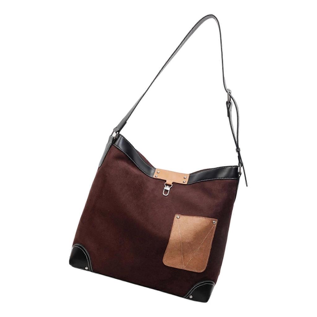 Fashionable Spacious Shoulder Bag Purse Premium PU Leather Construction Comfortable Carry For Busy Moms And Traveler Coffee