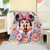 1pc Velvet Minnie Mouse Cartoon Bedding Blanket Sofa Cover Gift Home Decor 3D Printing Adult Warm Soft Lightweight Travel Camping