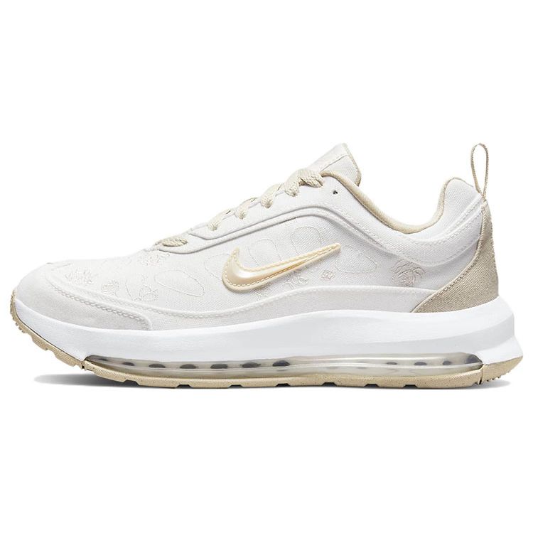 Nike Air Max AP Fashion Trend Fabric Shock Absorption Wear-Resistant Breathable Low-Top Running Shoes Women Sneaker Platinum DQ5023-121