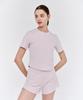 Peullaeniteu Quick-Dry Women'S Basic T-Shirt Lavender