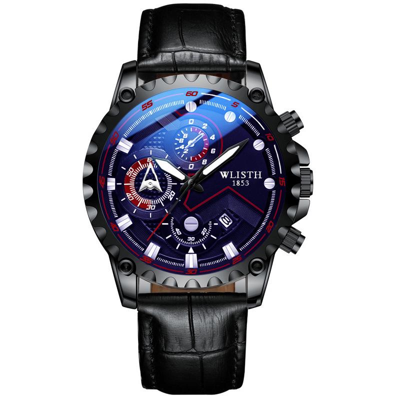 Volis Men s Waterproof Luminous Quartz Calendar Watch