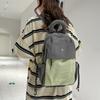 Schoolbag New Fashion Small Backpack Men's and Women's Casual Crossbody Breast Bag Korean Version Ins Simple Versatile Casual Travel Backpack