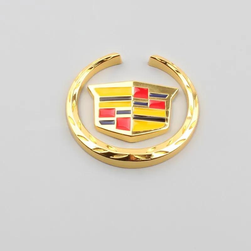 6CM Emblemat Naklejka na Szybę Samochodową Boczny Odznakę na Bagażnik do Cadillac ATS BLS CT6 CTS EXT SLR STS XLR XT4 XTS Escalade Deville