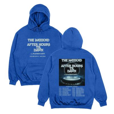 TheWeeknd Tour Hoodie After Hours Til Dawn Europe 2026 Print Pullover Men Women Streetwear Fashion Oversized Hip Hop Sweatshirt