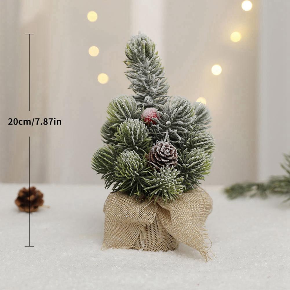 Simulated Miniature Pine Christmas Tree Home Decoration