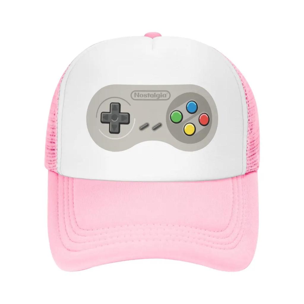 Personalized Retro Video Game Controller Baseball Cap Outdoor Unisex Womens Adjustable Gamer Gift Trucker Hat Autumn Dad Hat